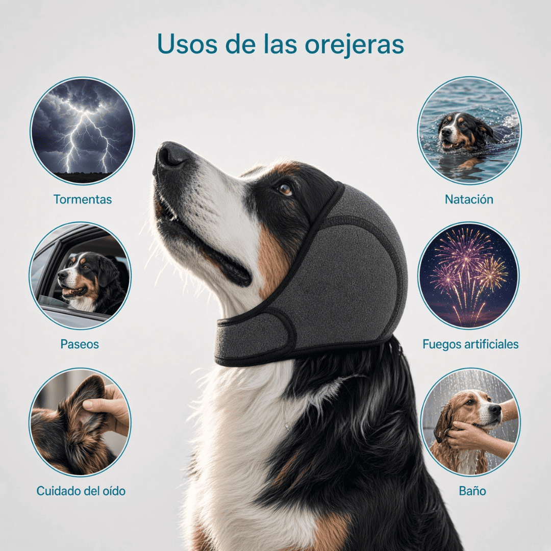 Orejeras Anti-Estrés para Perros
